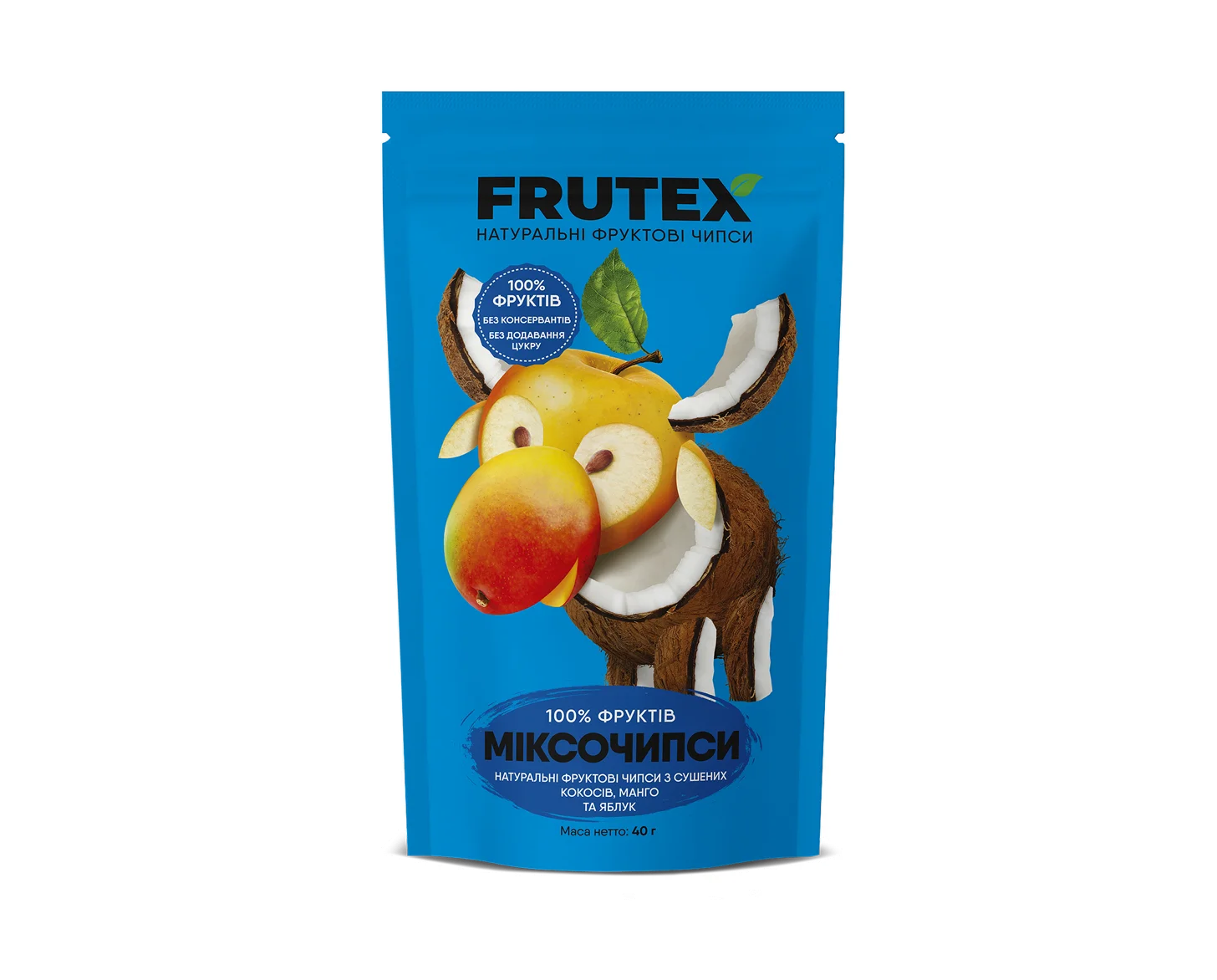 Чіпси фруктові Frutex (Фрутекс) Міксочіпси 3 смаки, 40 г