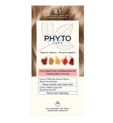 Крем-фарба для волосся Фіто (Phyto) Фітоколор тон 8.1 світло-русий попелястий