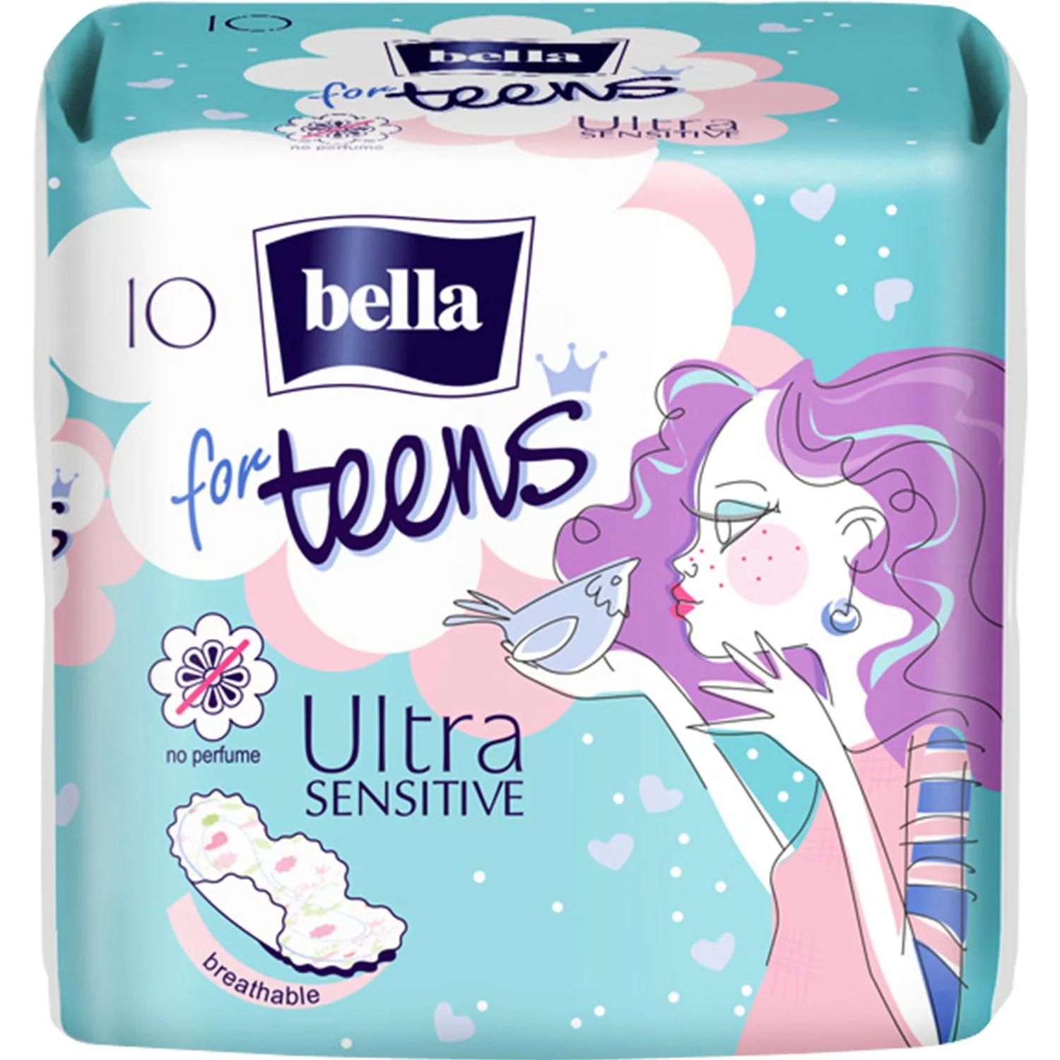 Прокладки Белла фор Тінс (Bella for Teens) Ultra Sensitive, 10 шт.
