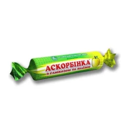 Аскорбінка-КВ таблетки з глюкозою та залізом, 10 шт.