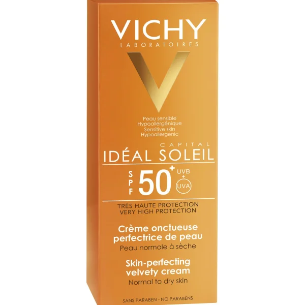 Крем для лица Vichy (Виши Капитал Солей) солнцезащитный тройного действия SPF50+, 50 мл