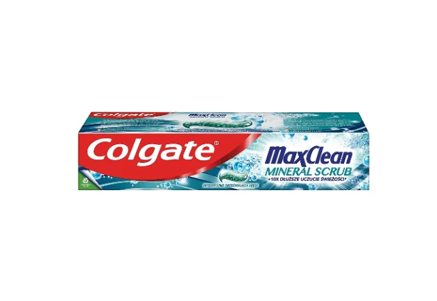Зубна паста Colgate (Колгейт) Max Clean Mineral Scrub Дбайливе очищення, 75 мл