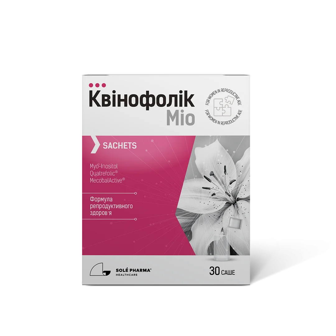 Квінофолік Міо саше по 4255,41 мг +10%, 30 шт.