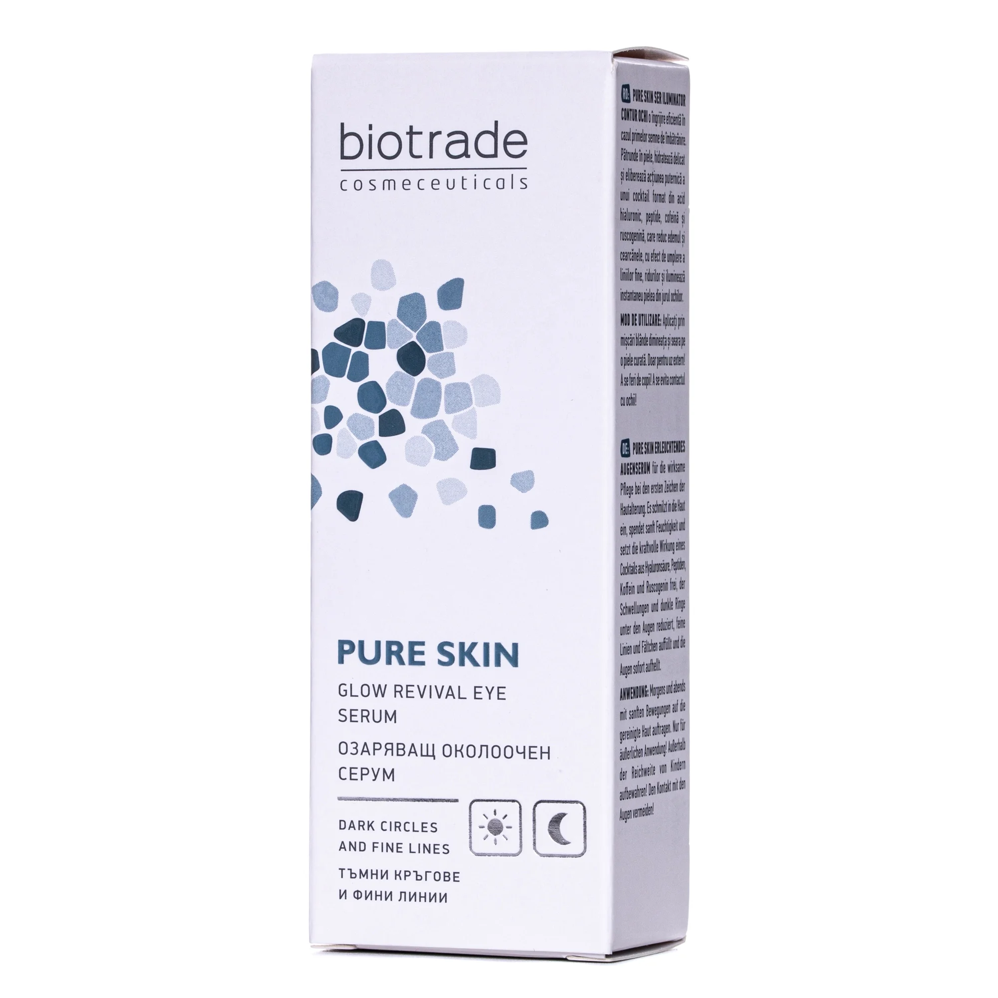 Крем для шкіри навколо очей Biotrade (Біотрейд) Pure Skin Glow Revival проти перших ознак старіння і темних кіл, 15 мл