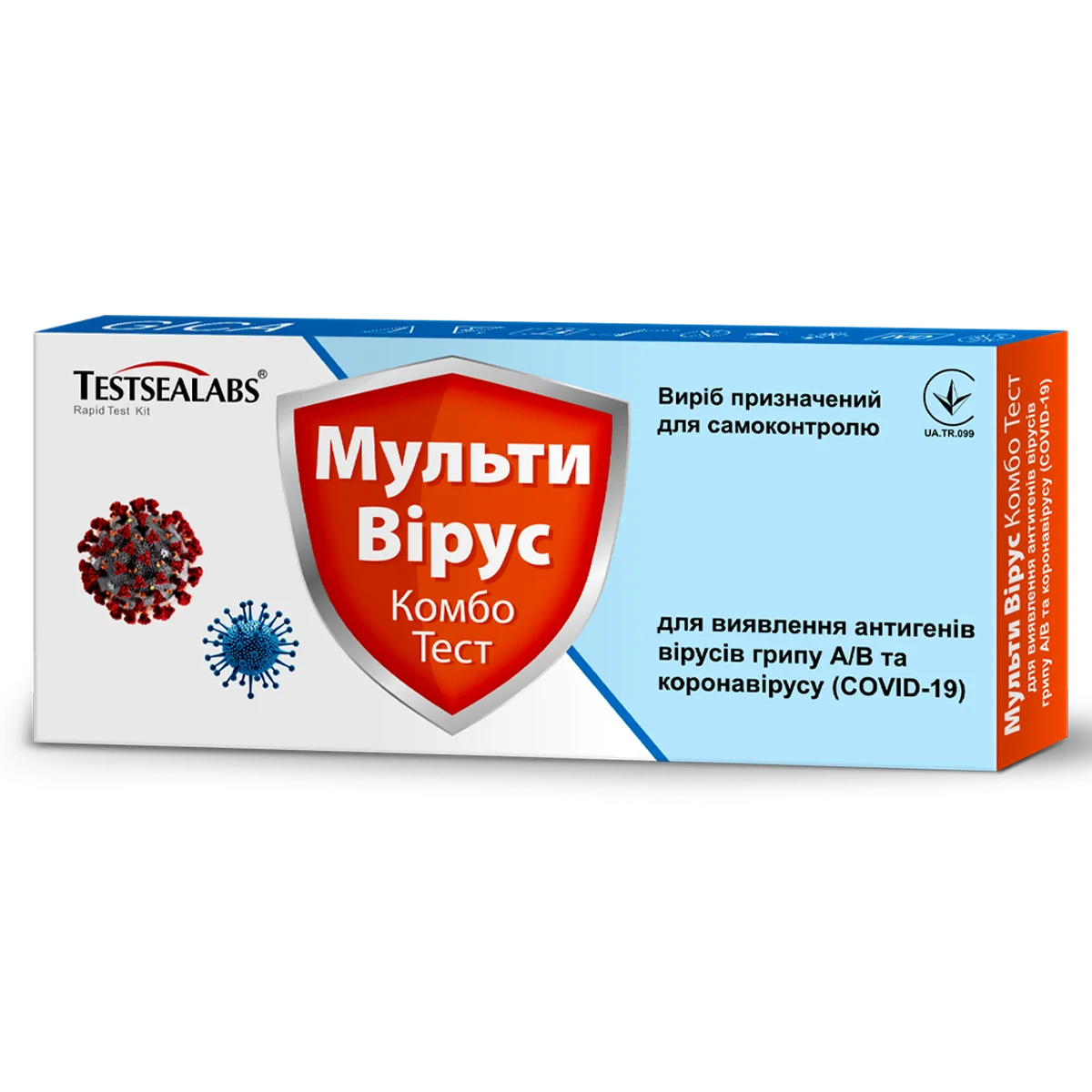 Тест Testsealabs Мульти Вірус для виявлення антигенів коронавірусу