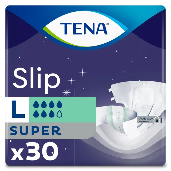 Підгузки для дорослих Тена Сліп Супер Лардж (Tena Slip Super Large), 30 шт.