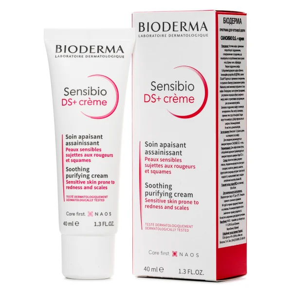 Крем для обличчя Біодерма Сансібіо (Bioderma Sensibio) DS+, 40 мл