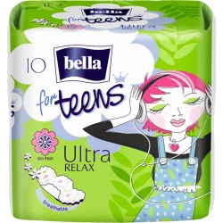 Прокладки Белла фор Тінс (Bella for Teens) Ultra Relax green tea, 10 шт.