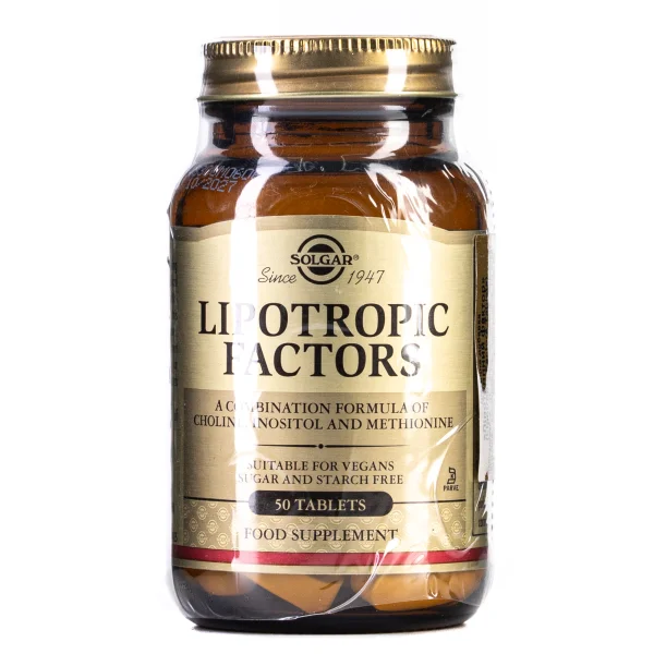 Солгар (Solgar) Ліпотропний фактор (Lipotropic factors) таблетки, 50 шт.