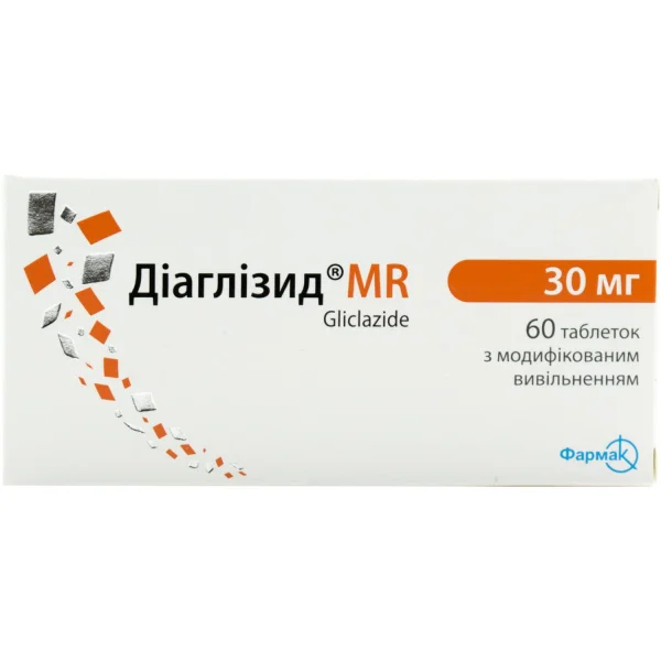 Діаглізид МR табл. 30 мг №60