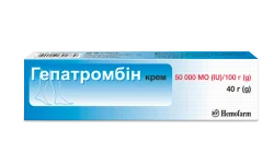 Гепатромбін 50000 МО крем, 40 г