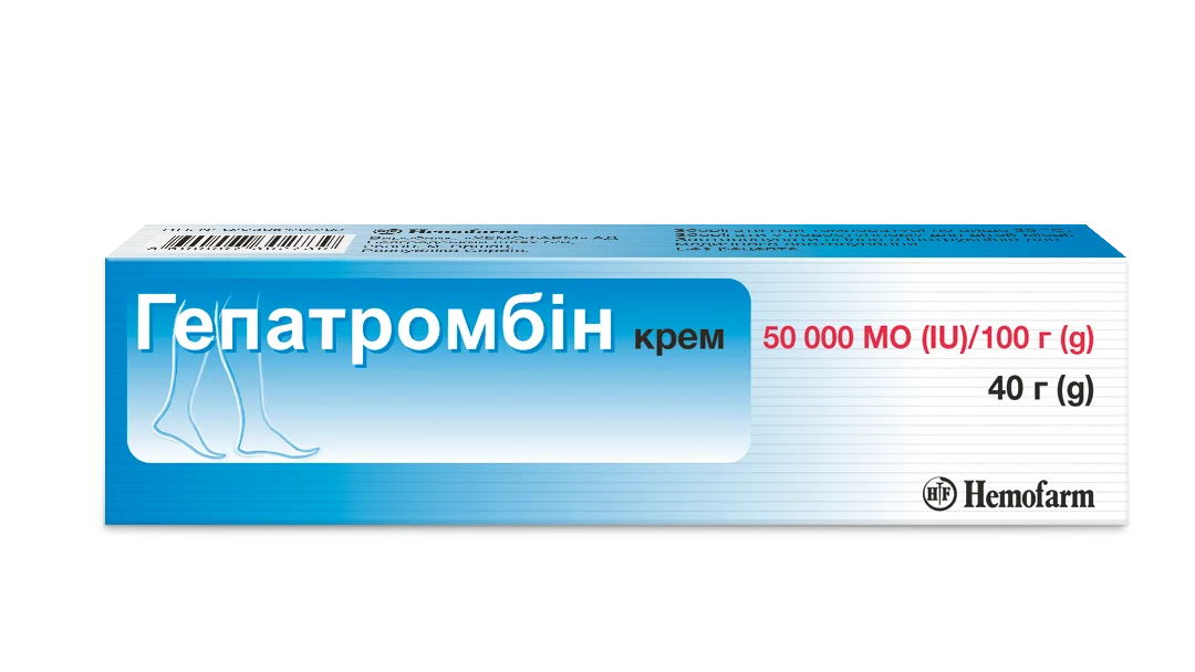 Гепатромбін 50000 МО крем, 40 г