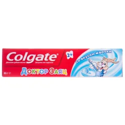 Колгейт (Colgate) зубная паста Врач Заяц со вкусом жевательной резинки, 50 мл