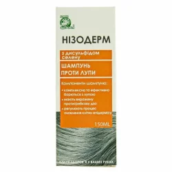 Шампунь проти лупи Нізодерм з дисульфідом селену, 150 мл