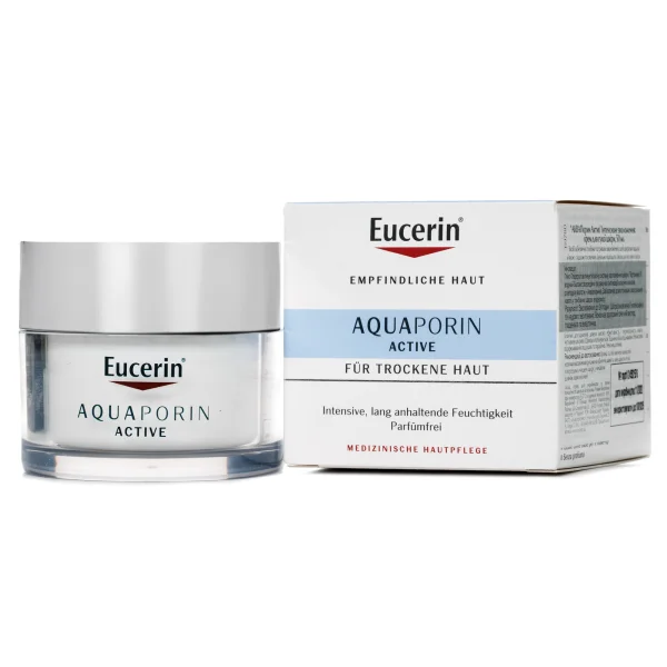 Eucerin (Юцерин) Aquaporin Active Интенсивное увлажнение: крем для сухой кожи, 50 мл