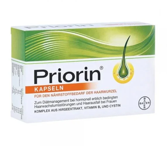 Пріорин капсули для покращення росту та відновлення волосся, 60 шт.