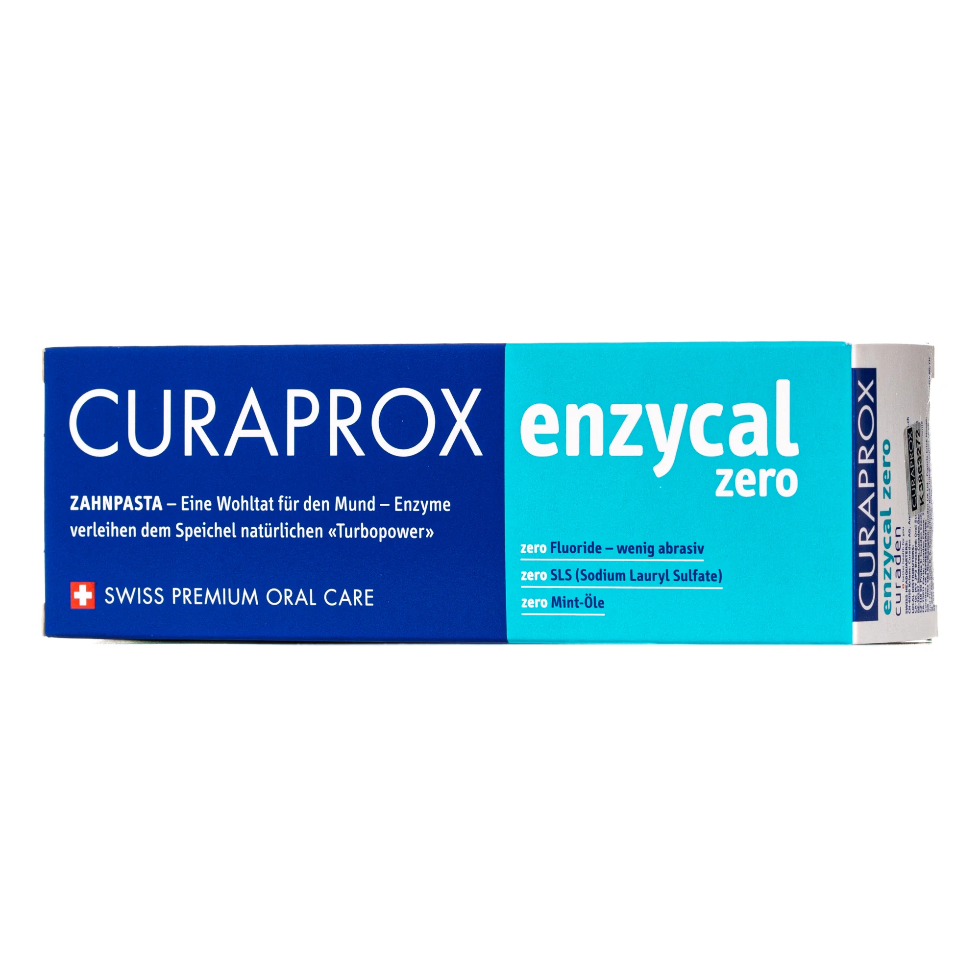 Зубна паста ферментна Curaprox Enzycal Zero (Курапрокс Ензікал Зеро), 75 мл