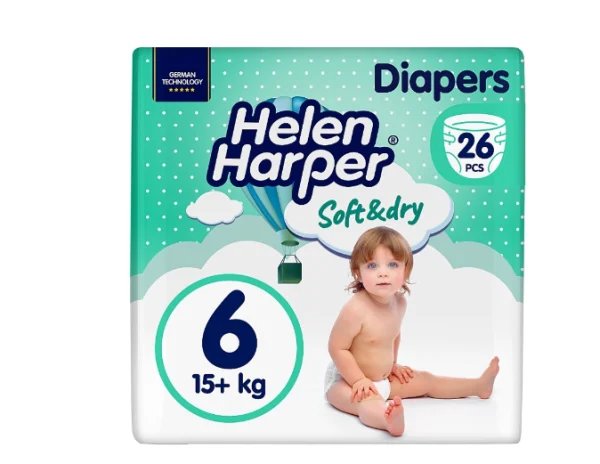 Підгузники Helen Harper (Хелен Харпер) Soft & Dry XL 15+кг, 26 шт.