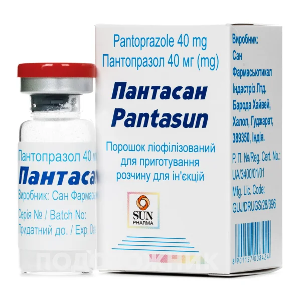 Пантасан порошок для приготовления раствора во флаконе д/ин., 40 мг