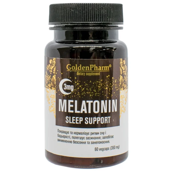 Мелатонін капсули по 3 мг, 60 шт.
