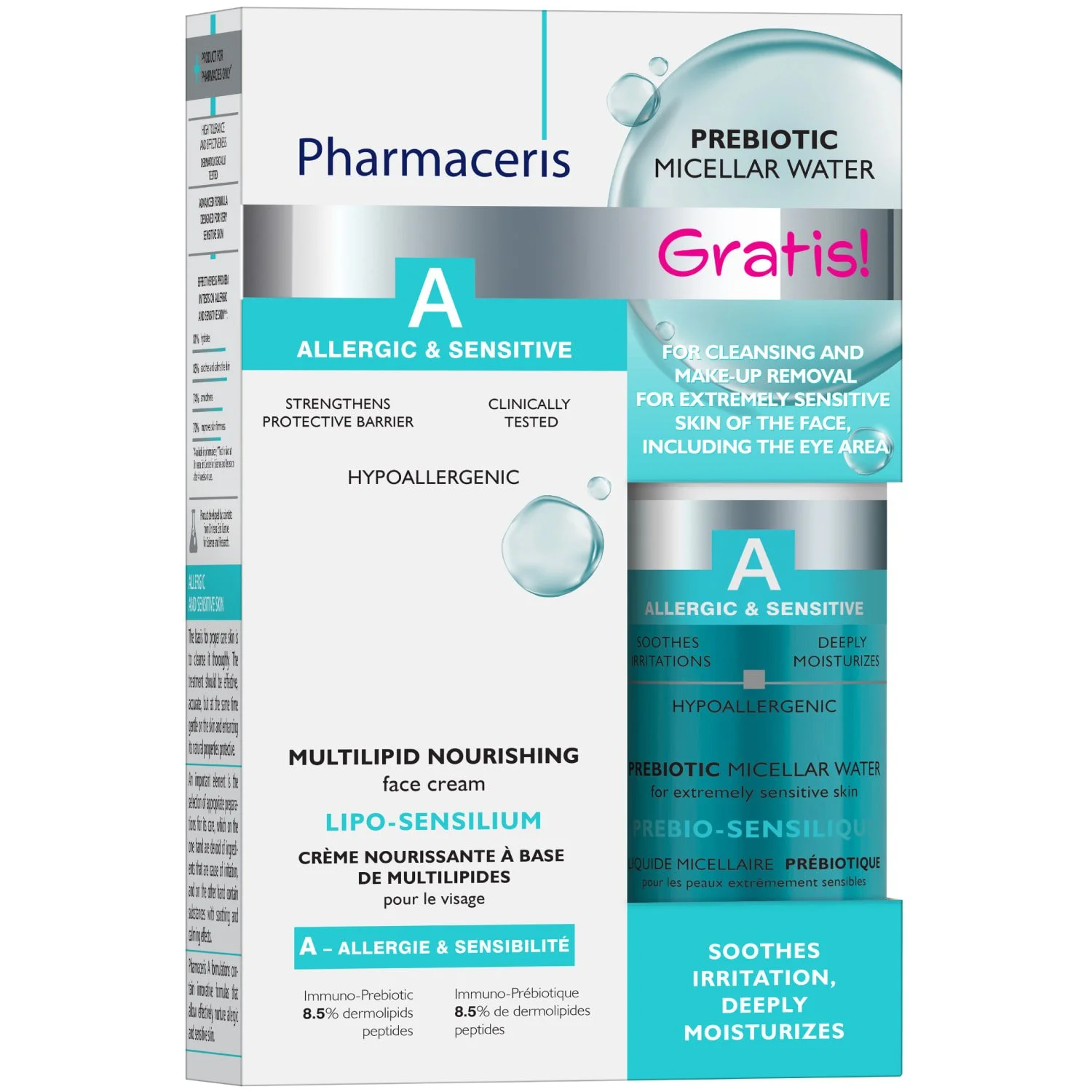 Набір Pharmaceris A (Фармацеріс А) (Крем для обличчя + Міцелярна вода)