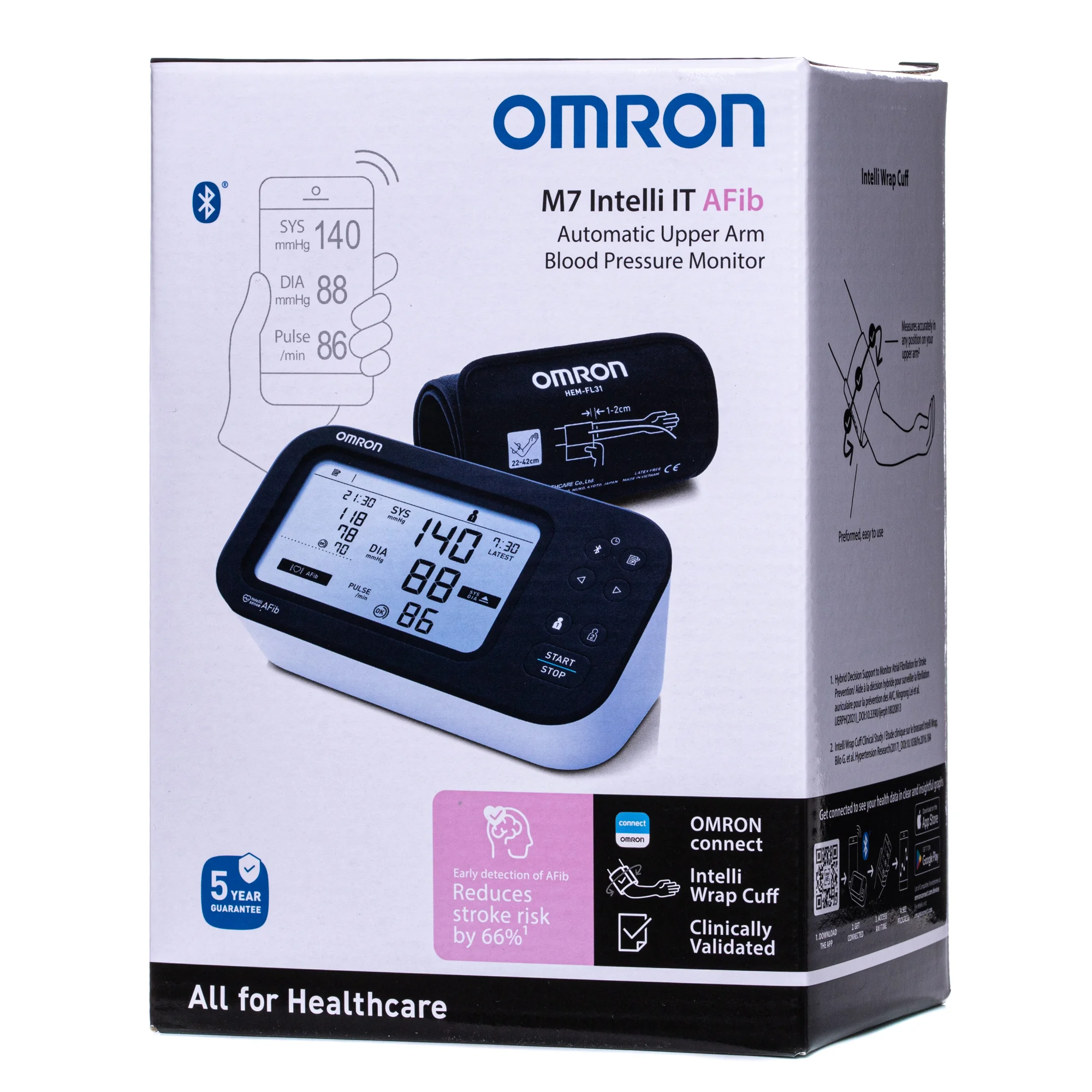 Тонометр Omron (Омрон) автоматичний на плече M7 Intelli IT, 1 шт.