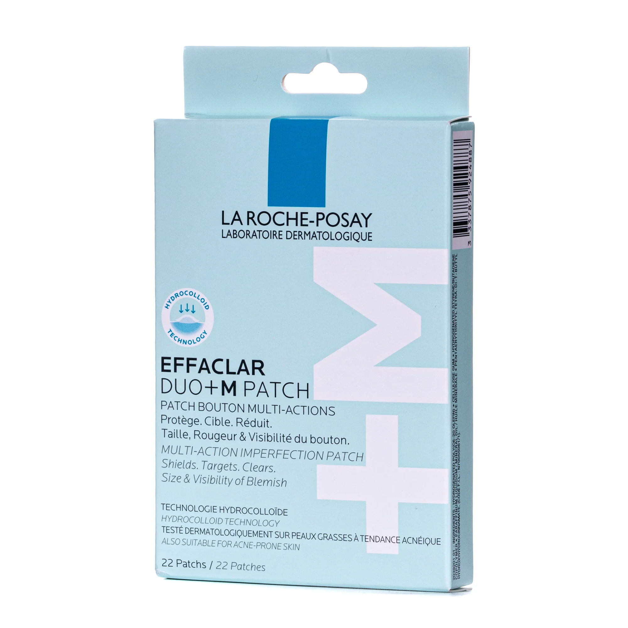 Патчі для захисту La Roche-Posay (Ля Рош-Позе) Effaclar Duo+М гідроколоїдні мультифункціональні, 22 шт.