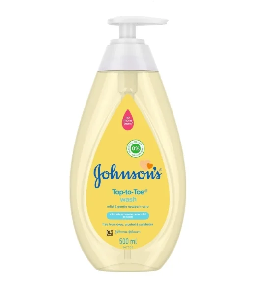 Шампунь-пінка для дітей Johnson’s (Джонсонс) «Від маківки до п’яточок», 500 мл