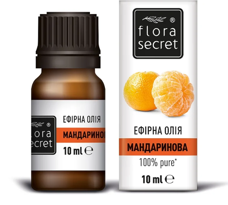 Ефірна олія Флора Сікрет (Flora Secret) мандаринова, 10 мл