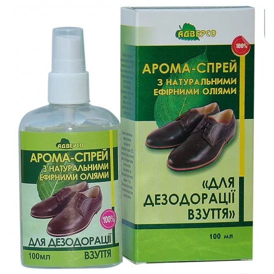 Арома-спрей Адверсо для дезодорації взуття 100мл