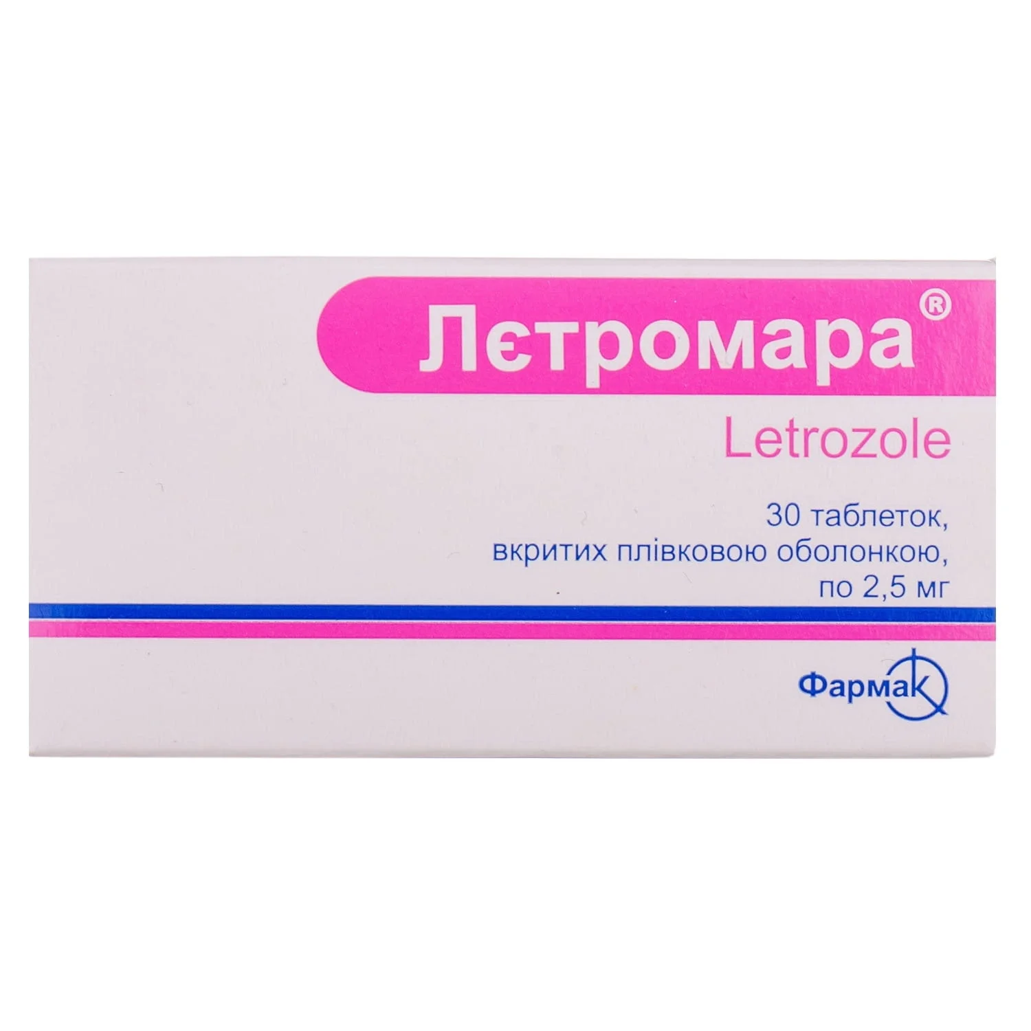 Лєтромара таблетки по 2,5 мг, 30 шт.