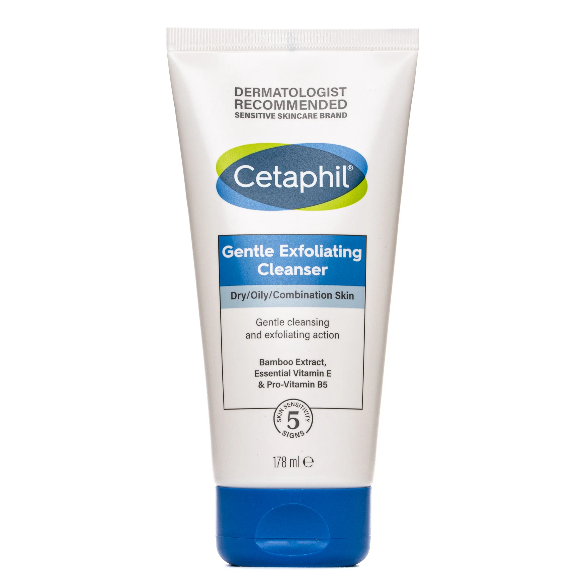 Гель-ексфоліант для обличчя Cetaphil (Цетафіл) ніжний для очищення сухої/жирної/комбінованої шкіри, 178 мл