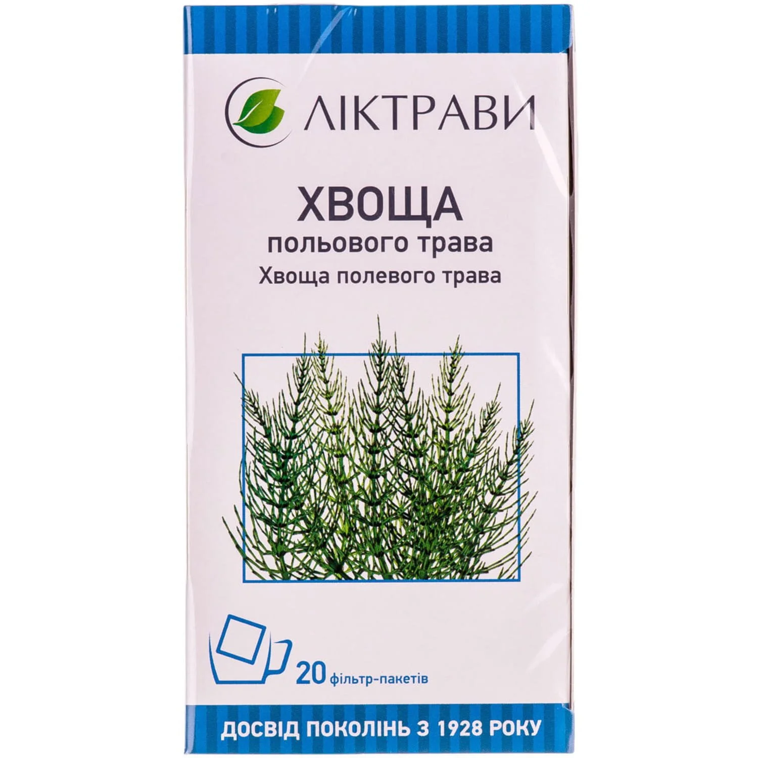 Хвоща польового трава у фільтр-пакетах по 1,5 г, 20 шт.