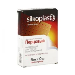 Пластир Silkoplast (Сілкопласт) перцевий 6 х 10 см, 1 шт.