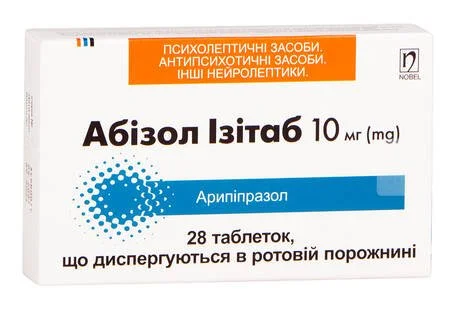 Абізол Ізітаб таблетки по 10 мл, 28 шт.