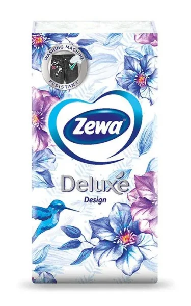 Носові хустинки Zewa (Зева) Deluxe, 3-шарові, 10 шт.