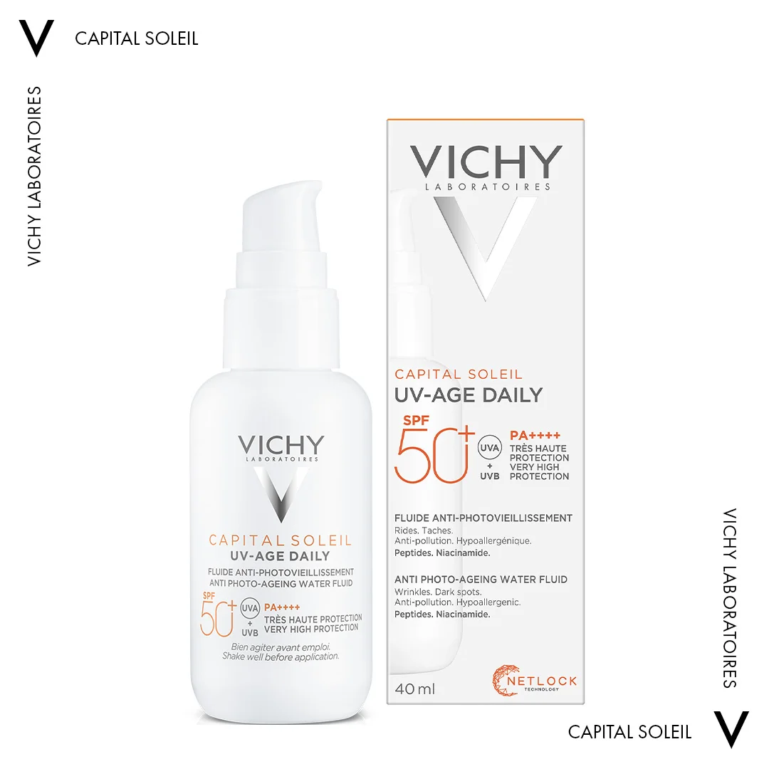 Флюїд для обличчя Vichy (Віши) Капіталь Солей проти фотостаріння SPF50, 40 мл