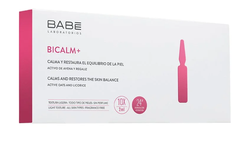 Ампули-концентрат Babe Laboratorios Bicalm+ для зняття подразнення шкіри по 2 мл в ампулах, 10 шт.