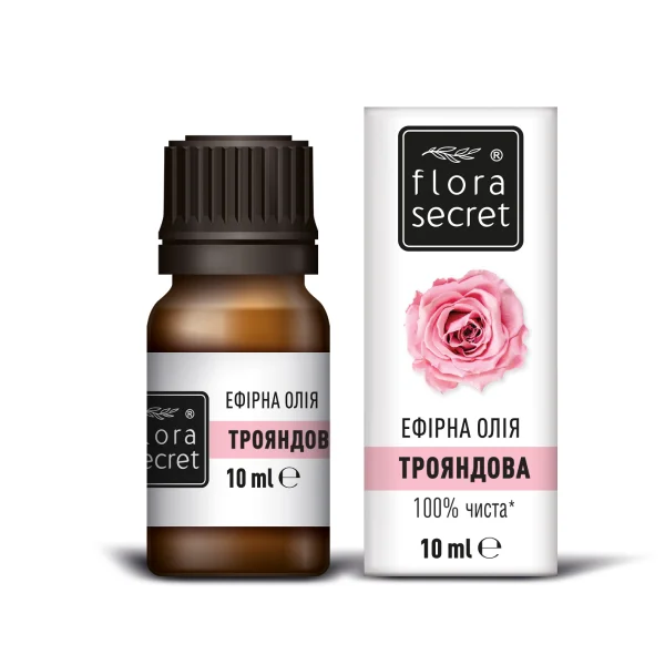 Ефірна олія Flora Secret (Флора Сікрет) трояндова, 10 мл