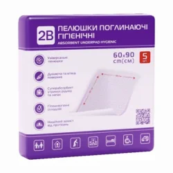 Пелюшки 2В гігієнічні поглинаючі 60см*90см №30