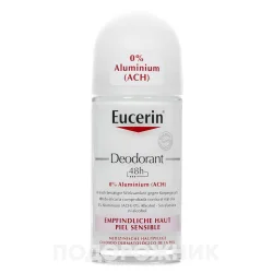 Дезодорант без Алюмінію Eucerin (Юцерин) для чутливої шкіри, 50 мл