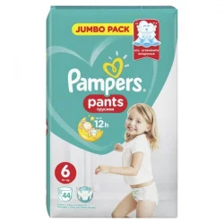 Підгузники-трусики Памперс Пантс 6 (Pampers Pants) (15+кг), 44 шт.