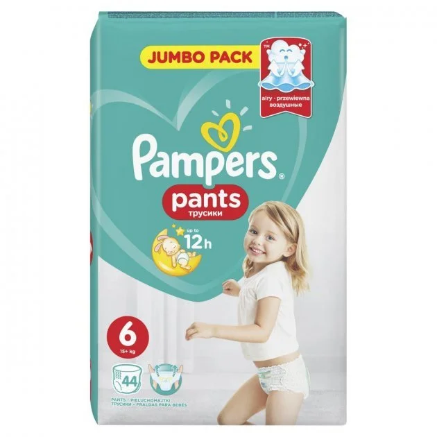 Підгузники-трусики Pampers (Памперс) Pants 6 (15+ кг), 44 шт.