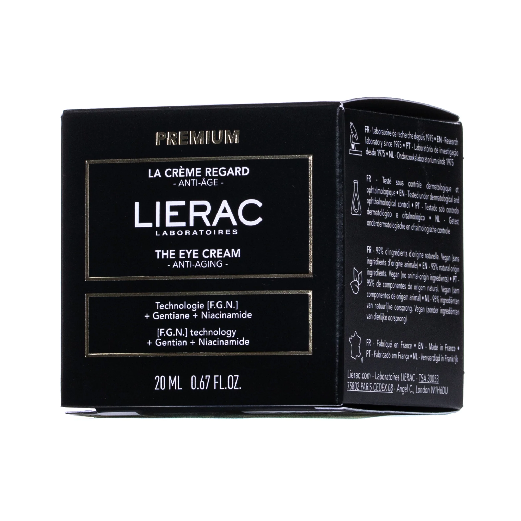 Крем для контуру очей Lierac (Лієрак) Premium, 20 мл