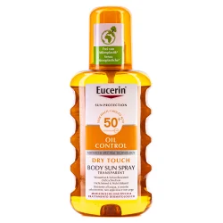 Солнцезащитный спрей для тела Eucerin с матирующим эффектом с SPF 50+, 200 мл