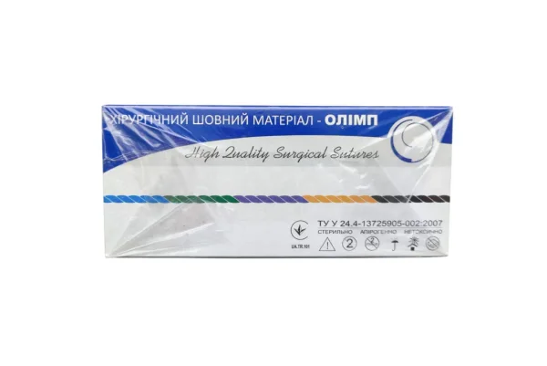 Шовний матеріал Polyamide (Поліамід) 2/0, 40 см, 1 шт.