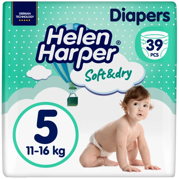 Подгузники Helen Harper (Хелен Харпер) Soft&Dry Junior 5 (11-25кг), 39 шт.