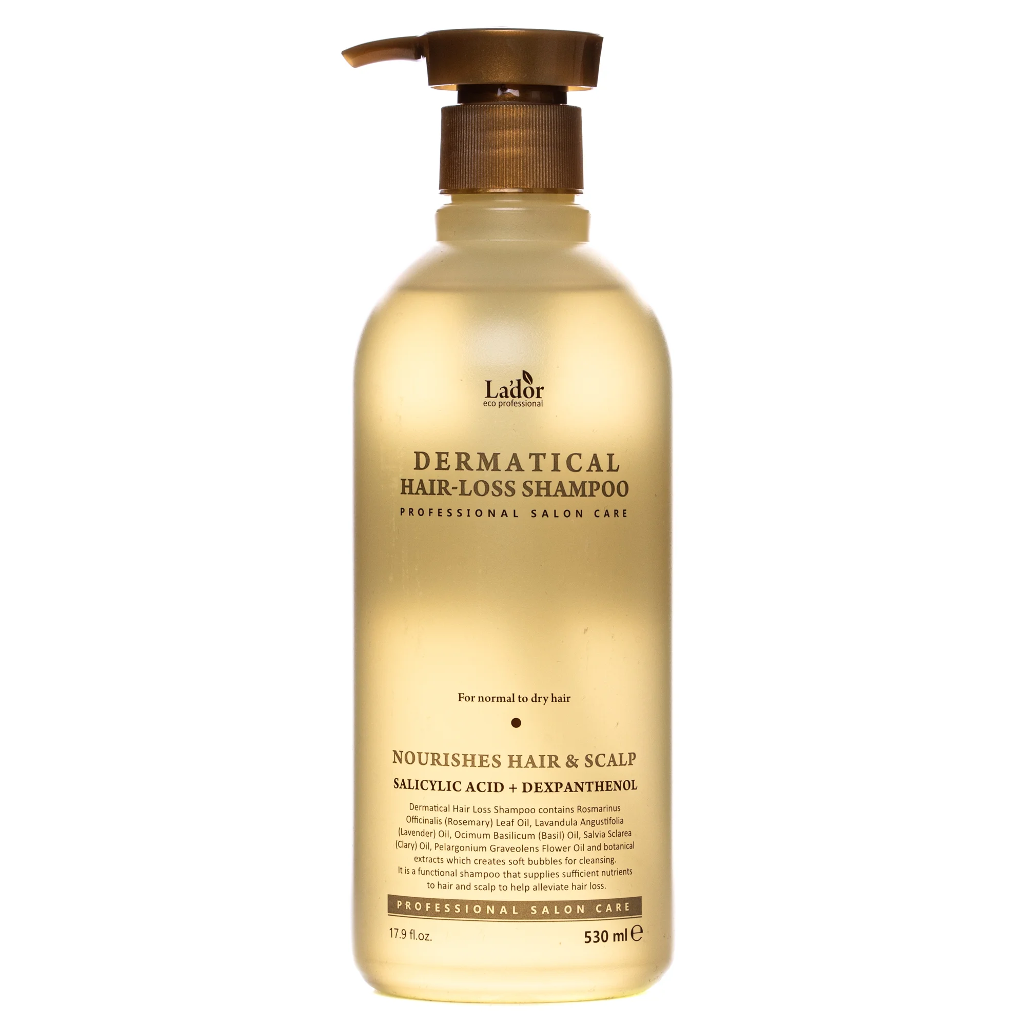 Шампунь для волосся La’dor (Лядор) Dermatical Hair-Loss, 530 мл