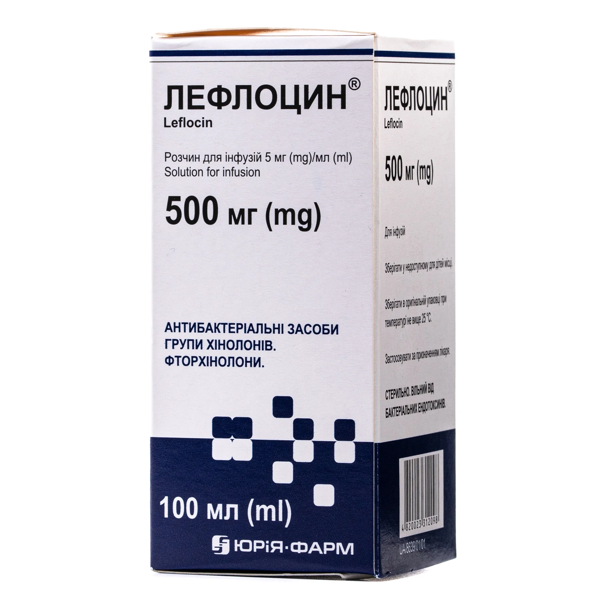 Лефлоцин розчин для інфузій 0,5%, 150 мл