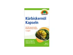 Вітаміни Sunlife Kurbiskernol Kapseln Гарбузова олія + Вітамін Е капсули, 50 шт.